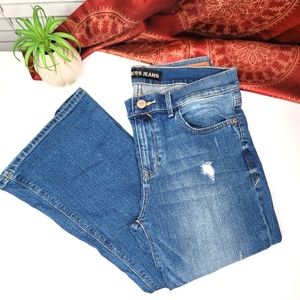 Express Slim Flare Jeans Mid Rise Size 10